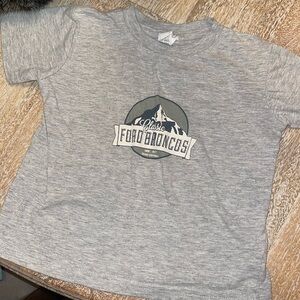 Ford Bronco kids shirt size Medium gray vintage looking ya